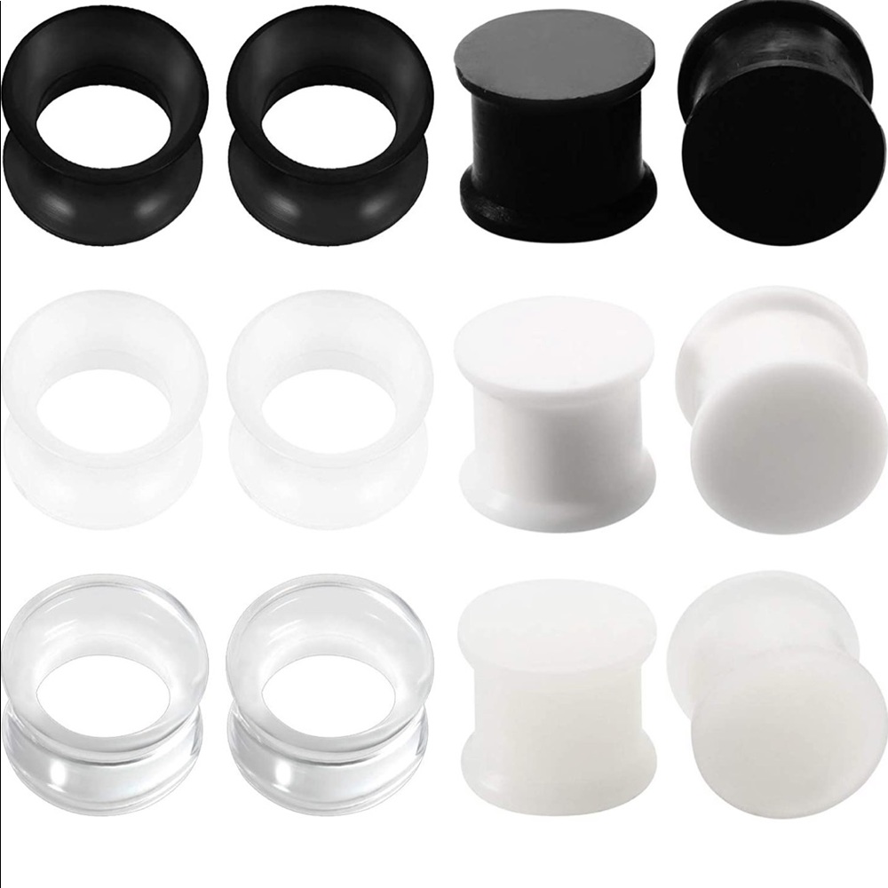 Modrsa 6 pairs set plastic 6mm gauges plugs